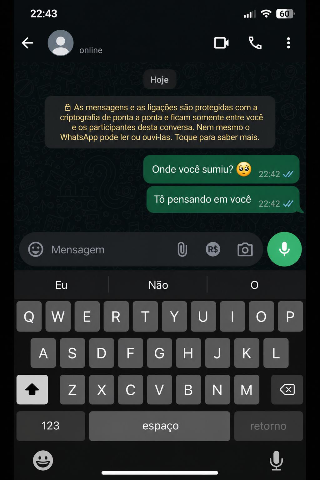 Mensagem real 1