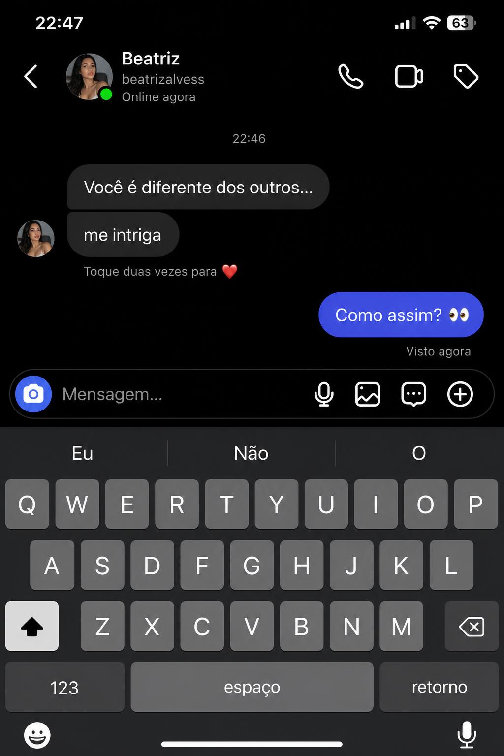 Mensagem real 2